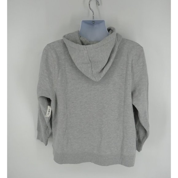 Amazon Essentials Women's French Terry Fleece Full-Zip Hoodie 1X Gray NWT - Picture 4 of 5